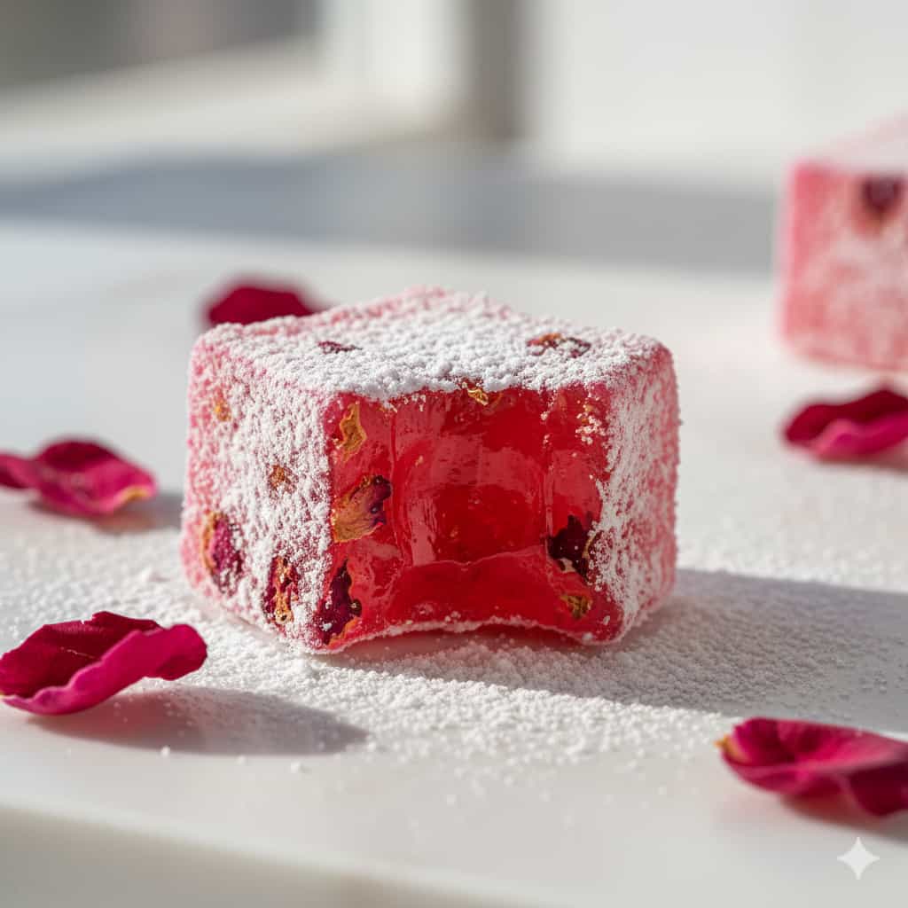 Güllü Lokum 1kg - Atilabey Doğal Şarküteri ve Süt Ürünleri